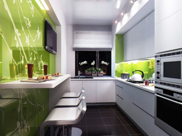 Дизайн кухни 6 кв.метров: правила оформления и красивые фото